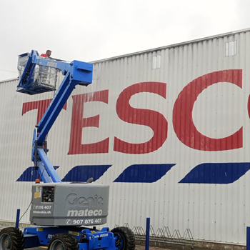 TESCO Prešov, Projekt von HIMM Building